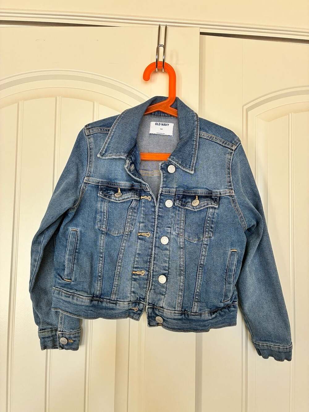 Old Navy Girls Denim Jean Jacket Size M (8)